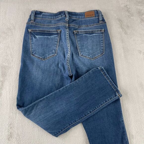 Judy Blue Denim - Judy Blue‎ Capri Fit Jeans Women 5/27 Blue Wash Straight Leg Stretch JB82154DK